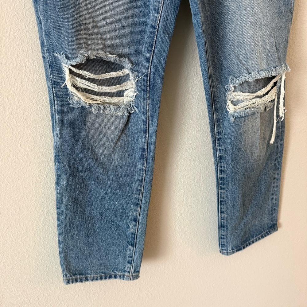 Blank NYC The Madison Crop high Rise Distressed Women's Jeans Button Fly 26 - Picture 3 of 8